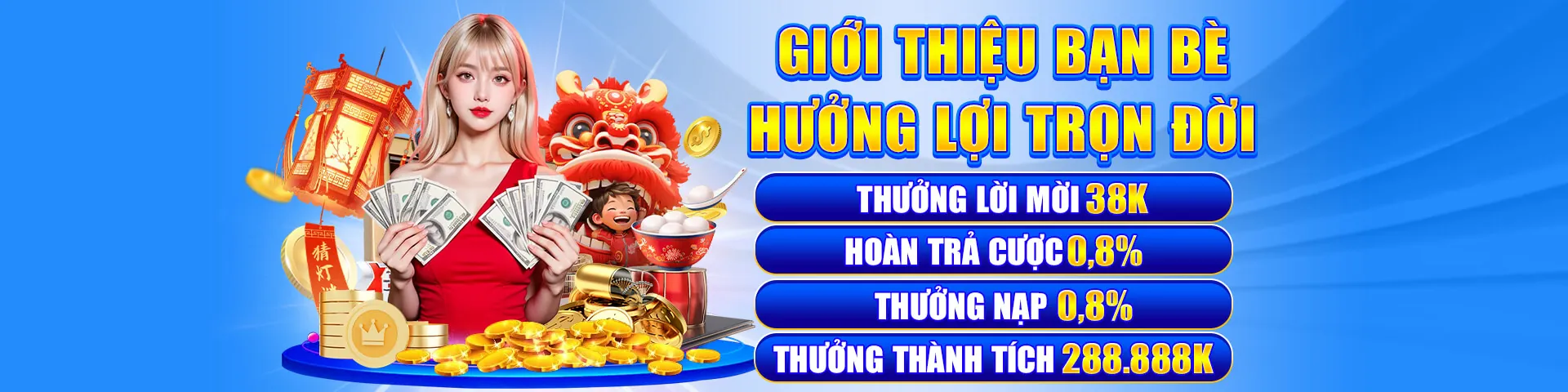 Banner quảng cáo ưu đãi hấp dẫn của Sin88